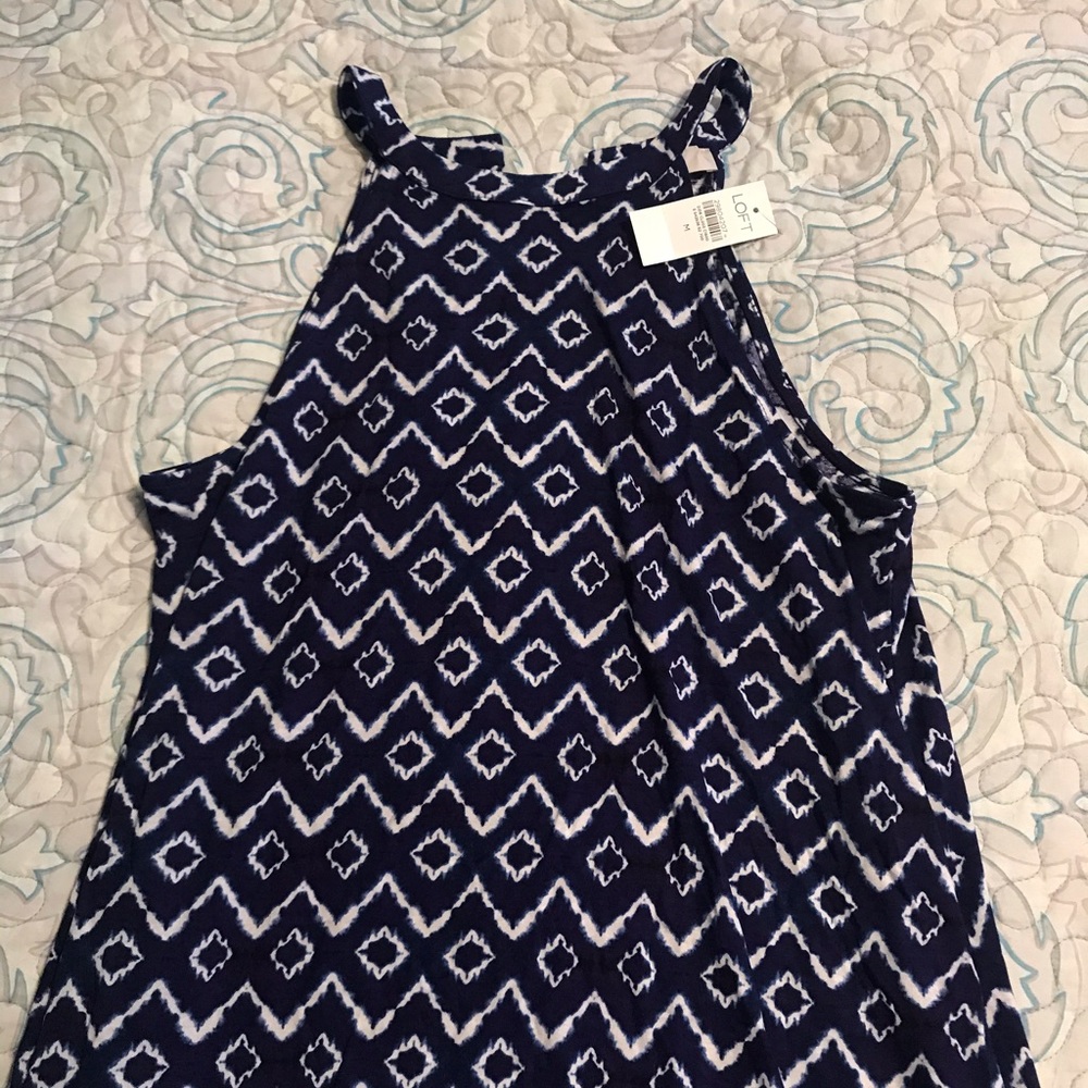 Loft halter swing dress